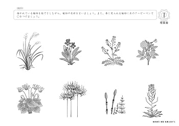 082 ばっちりくんドリル 理科的常識[植物](応用編) (理英会の